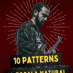 10 Patterns Essenciais na Escala Natural guitarra video aula